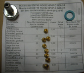 Комплект сопел (жиклёров / форсунок) (Gorenje 656749 в/з 641907)