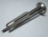 ТЭН фланец RF d-92 мм. - 2,5 кВт (1,5+1,0) тип RF М6 (нерж.) (182510 вз. SpT069800, 069800, 066943, 