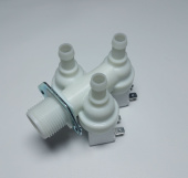 Электромагнитный клапан для стиральной машины 3Wx90 трубки 11 мм. универсальный диаметр трубки 11мм
