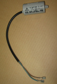 Конденсатор CBB60   5 мКф. 450V пусковой, проводом,с держателем (креплением)