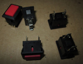 Кнопка MJ-PBS101 off-on 6A 250VAC