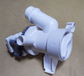 Насос для стиральной машины CANDY 30W с улиткой в сборе клеммы под фишку сзади (215484 /41019104 / 4