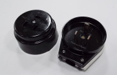 Разъем РШ-ВШ 32А 250V (3х конт.) Открытой установки (О/У) черная 
