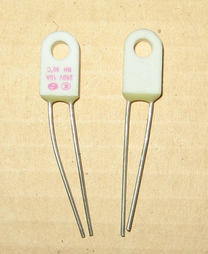 Термопредохранитель керамический TZ D-090 TERM 10A 90*С (подкова)