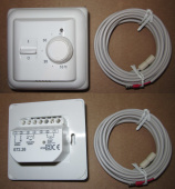Термостат MENRED RTC 72.26 ( 5 - 50*С ) (220В 16А белый) (Непрограммируемый с выносным датчиком) (область применения - "теплый пол" и др)