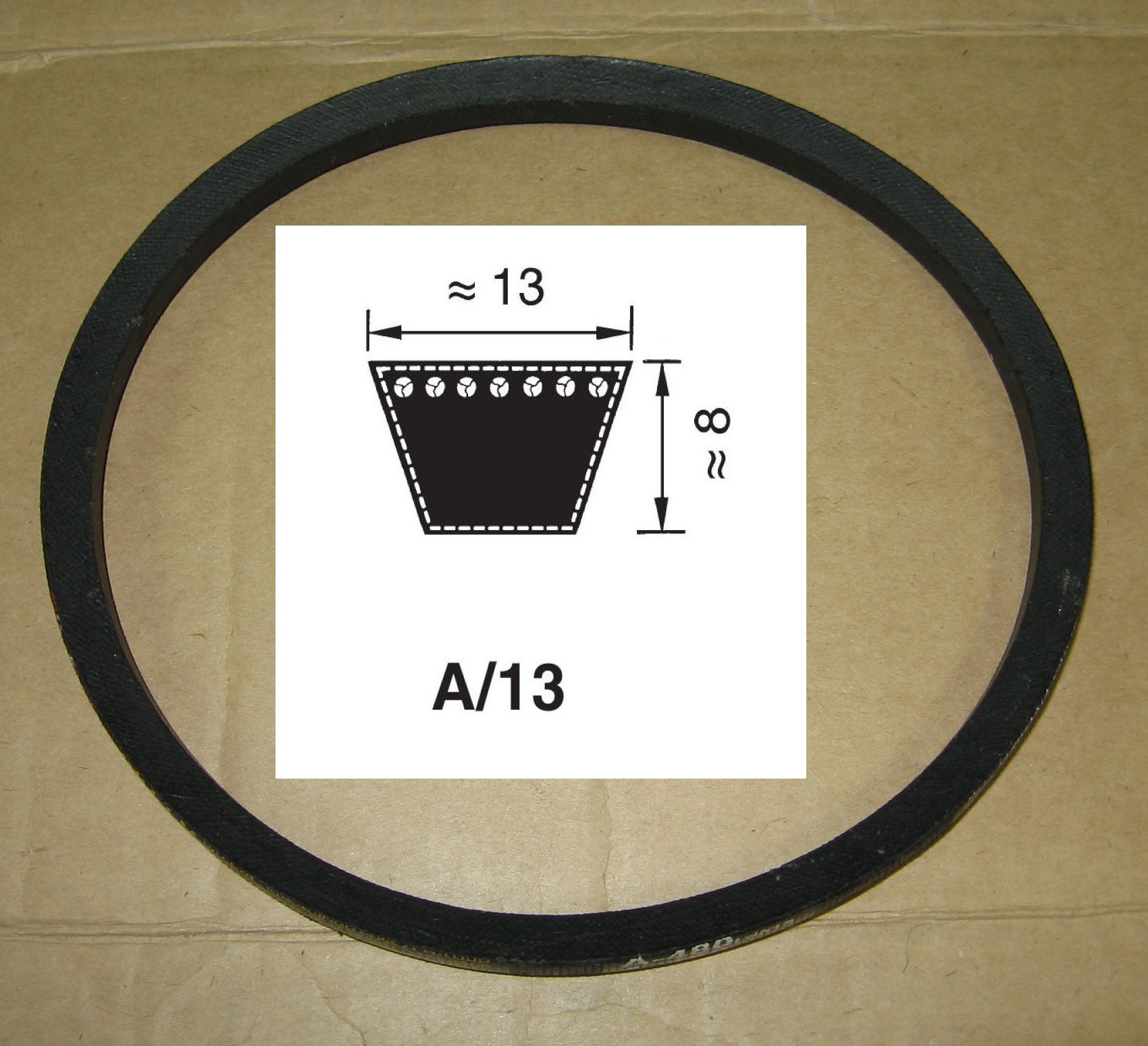 Ремень клиновой профиль A (А) - 1220 (A 48 - Ld =1250, Li=1220мм) 