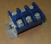 Клеммная колодка винтовая КБ63-3 63А, 400В, (001.330 / 001330)