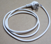 Сетевой шнур для бытовых приборов 3х0,75мм, с заземлением, L-1,5м, с вилкой (02121311)