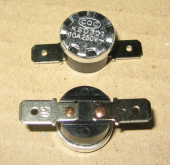 Термостат KSD301 t -  50*С, тип "W/O BHL", NA - контакты Нормально РАЗОМКНУТЫ !!!, W/O BHL без фланц