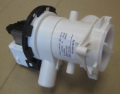 Насос для стиральной машины BEKO / HANYU 30W с улиткой в сборе клеммы под фишку спереди ( 2880401200