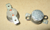 Термостат KSD301 t - 110*С, тип "FBHL", NA нормальнозамкнутый, FBHL - с подвижным фланцем, контакты контакты горизонтально. T24A110BUF2-15 (16 А 110) 