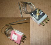Терморегулятор капиллярный от 50 до 320*С WY320F-C 16A 250V (1510019) (3 контакта, длинный шток 30мм)