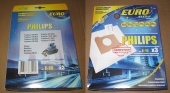 Пылесборники Euro clean E-10 для пылесоса PHILIPS cинтетический (3шт)
