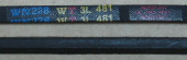 Ремень клиновой 3L 481 (WT 3L 481 E3L) (Вятка-Мария 722 RX) (WN228)