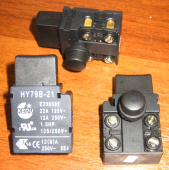 Кнопка HY79B-21 12A (со стопором)