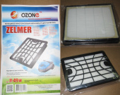 Фильтр HEPA для пылесоса ZELMER моющийся (OZONE H-49W вз. A 5000.0050)