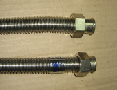 Сильфонная подводка для газа 3/4" L-0,8m г/г.TUBOFLEX Россия