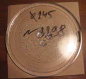 Тарелка, поддон для микроволновой печи Ø245mm SCARLETT / LG / DAEWOO (ER245BD-MS / 49PM005)