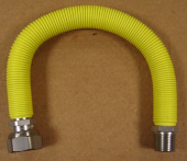 Газовая сильфоная подводка EMIFLEX, 3/4Г-1/2Ш DN15, в обол., L=0,25-0,52м (16052У)