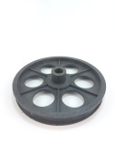 Шкив ведомый бетономешалки Лебедянь D17x15 мм скос, D164 мм 