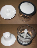BRAUN Чаша 4191 в сборе с редуктором и ножом (500 ml) (BRAUN 7050193)