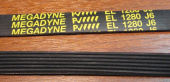 Ремень поликлиновый 1280 J6 (EL1280J6 / 6EPJ1280 / 6PJE1280) (MEGADYNE -черный) (1500116)