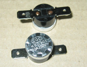 Термостат KSD301 t - 100*С, тип "W/O BHL", NA - контакты Нормально РАЗОМКНУТЫ !!!, W/O BHL без фланц