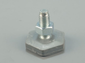 Ножка для стиральной машины M10 с гайкой (M10x27, L-36 мм, d-36 мм) (SMA168)