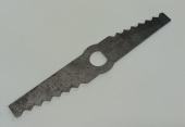 Нож зернодробилки КОЛОС-2М (Зубчатый, Старого образца) (посадочный d 16 мм.)