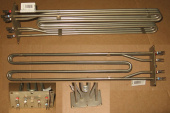 ТЭН-Б 9,00 кВт. 444-3,5- 6,5/9 ОР230 В3 (T 9000W 230V) (Котлы пищеварочные КПЭМ, ПКА, МПК ) (нерж.) 