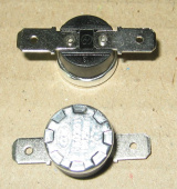 Термостат KSD301 t -  55*С, тип "W/O BHL", NA - контакты Нормально РАЗОМКНУТЫ !!!,,W/O BHL без фланц