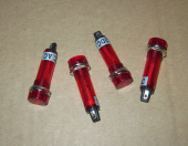 Индикатор (Лампочка накаливания в корпусе) P-805-R 12V (красный) D=10мм