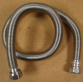 Газовая сильфоная подводка EMIFLEX, 1/2", без оболочки, L=0.5-1.0м, г-г 15055У
