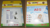 Пылесборники OZONE microne M-40 для пылесоса AEG синтетические (5 шт.)