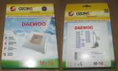 Пылесборники OZONE microne M-16 для пылесоса DAEWOO синтетические (5 шт.)