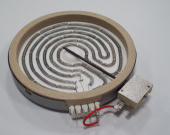 Электроконфорка стеклокерамика D=200mm, 1800W, простая (WEBO HL-F2000)