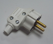 Вилка Штепсельная 16А 250В (угловая) (16-001) (040526 / 040563)