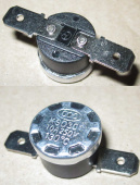 Термостат KSD301 t - 130*С, тип "W/O BHL", NC нормальнозамкнутый, W/O BHL без фланца, контакты гориз