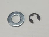 Комплект для фиксации малого вала овощерезки РОТОР Дива, Экстра, Чудесница. Шайба + стопорное кольцо