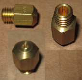 Форсунка (жиклер, сопло) d 124 М7 (резьба 1,0) (природный газ, духовка)