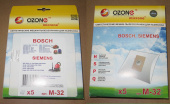 Пылесборники OZONE microne M-32 для пылесоса BOSCH синтетические (5 шт.)