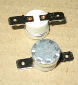 Термостат KSD301 t - 165*С, тип "W/O BHL", NC нормальнозамкнутый, W/O BHL без фланца, контакты гориз