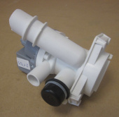 Насос для стиральной машины CANDY 40W с улиткой в сборе клеммы раздельно сзади (91941771 / 49002228 