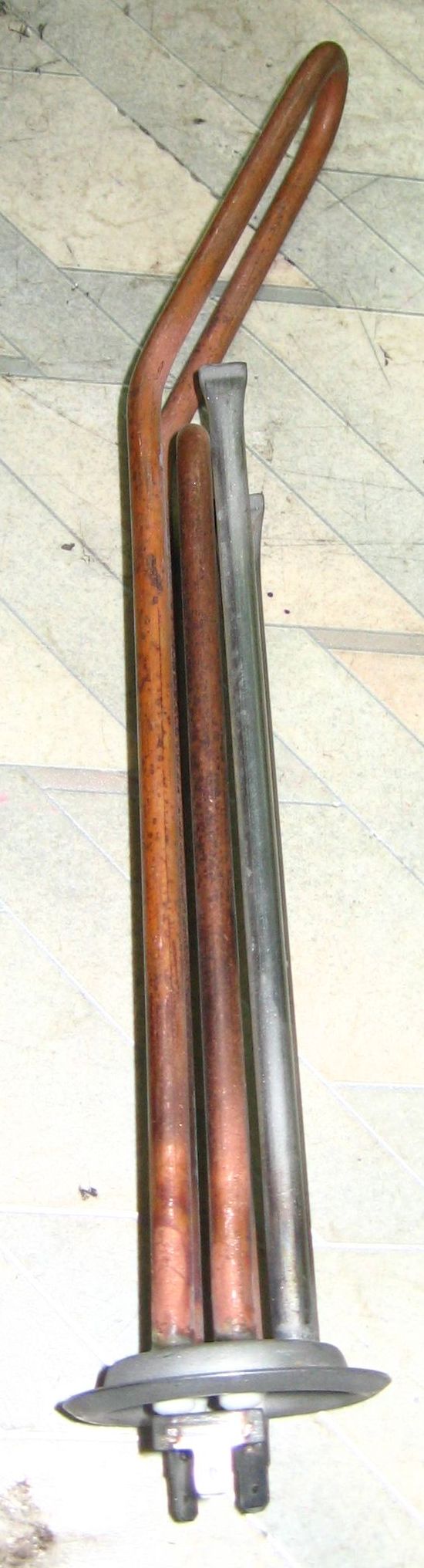 ТЭН фланец RF d-64 мм. - 2,0 кВт. (?? + ??) CAO SHUN (ASF) (23) (COC 1.2 MPa) (SpT066606) 