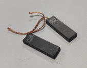 Щетки 5х13,5х40 угольные для электродвигателя стиральной машины (провод от центра, "сэндвич")  (N52A