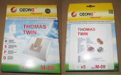 Пылесборники OZONE microne M-09 для пылесоса THOMAS синтетические (5 шт.)
