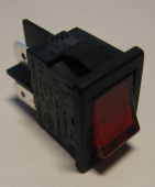 Рокерный переключатель c индикатором, 10(6)A H8553VBNAF (Arcolectric)