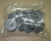 ПММ AEG / ELECTROLUX / ZANUSSI набор роликов корзины для ПММ (8шт.) (WK557B / 50286965004 / 50269971