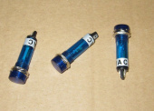 Индикатор (Лампочка неоновая в корпусе) N-805-B 220V (синий) D=10мм