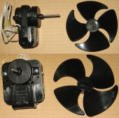 Мотор (двигатель) вентилятора F61-10G 220V 6.0W для холодильника WHIRLPOOL / СТИНОЛ (481936170011)